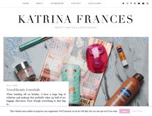 Tablet Screenshot of katrinafrances.com